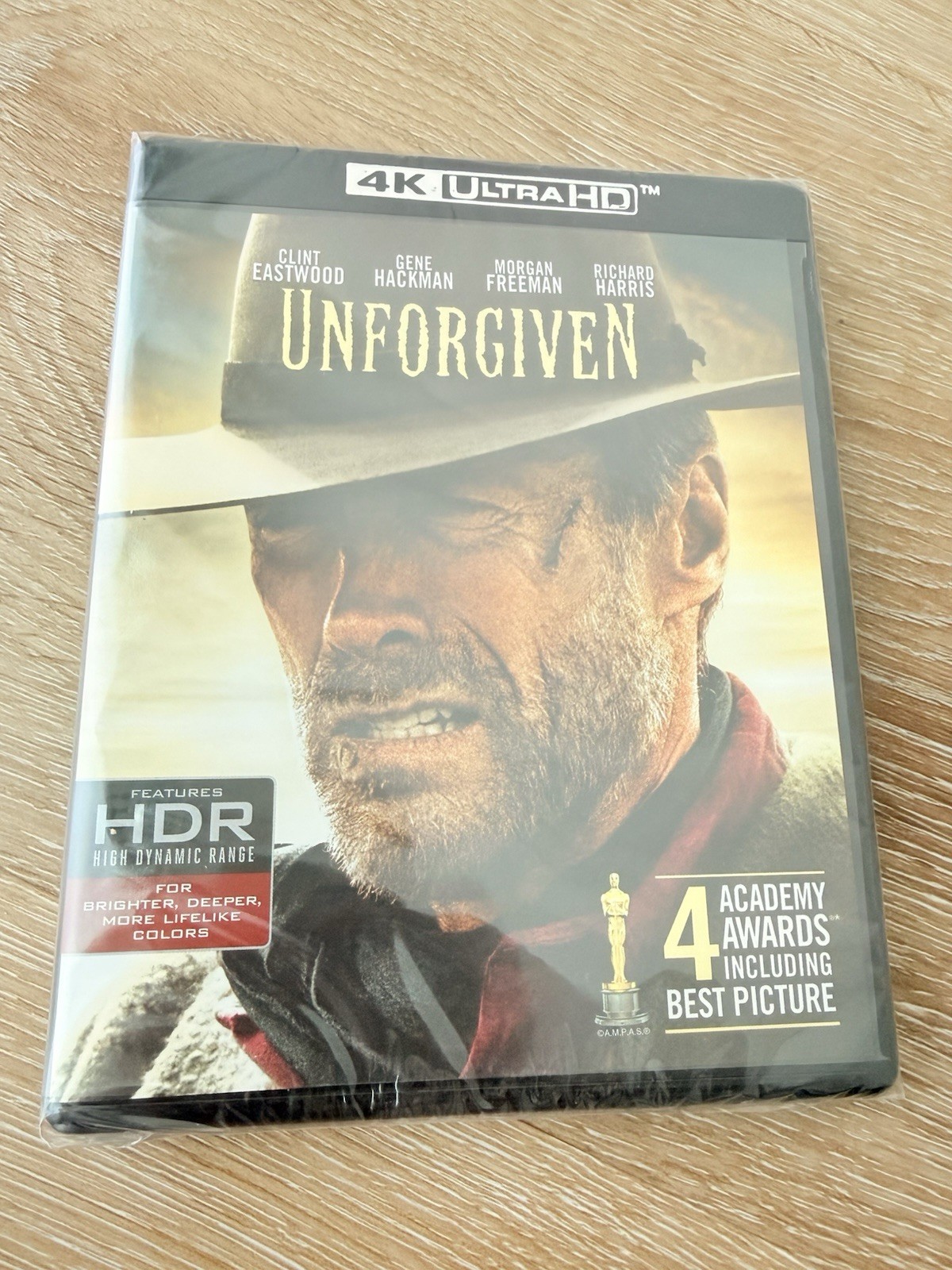 Unforgiven (1992) 4K UHD Blu-ray HDR Western Clint Eastwood Brand New Sealed