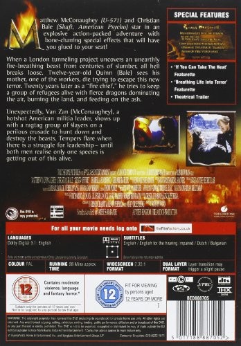 Reign of Fire DVD Unrated 2.35:1 English Dolby Digital 5.1