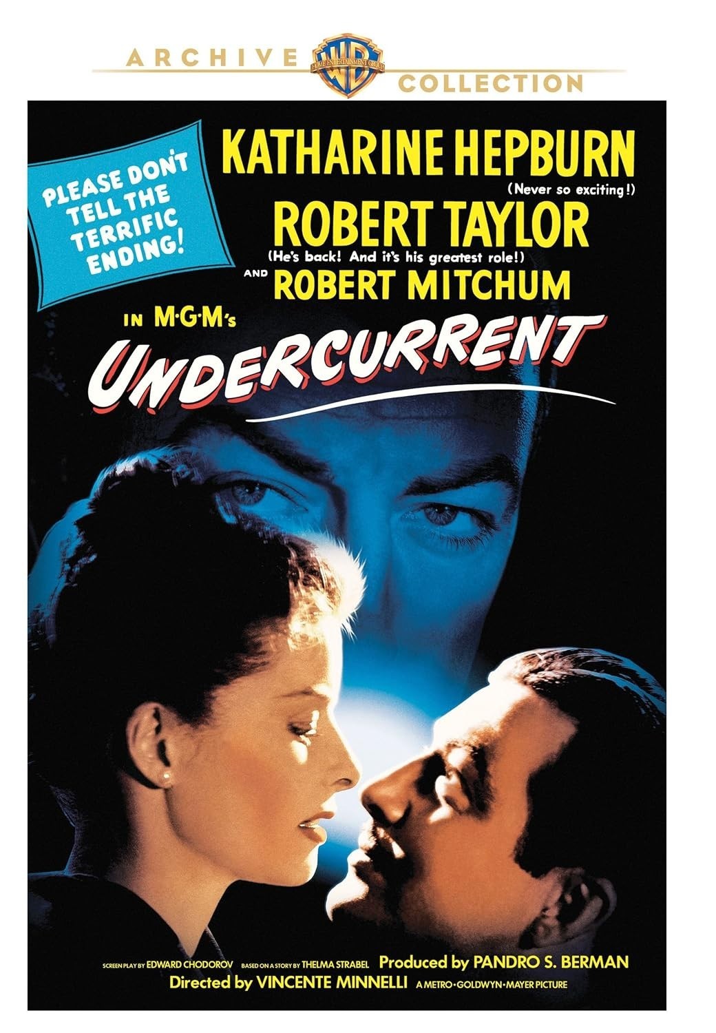 Undercurrent (DVD, 2017, Full Screen) Katharine Hepburn/Robert Taylor!
