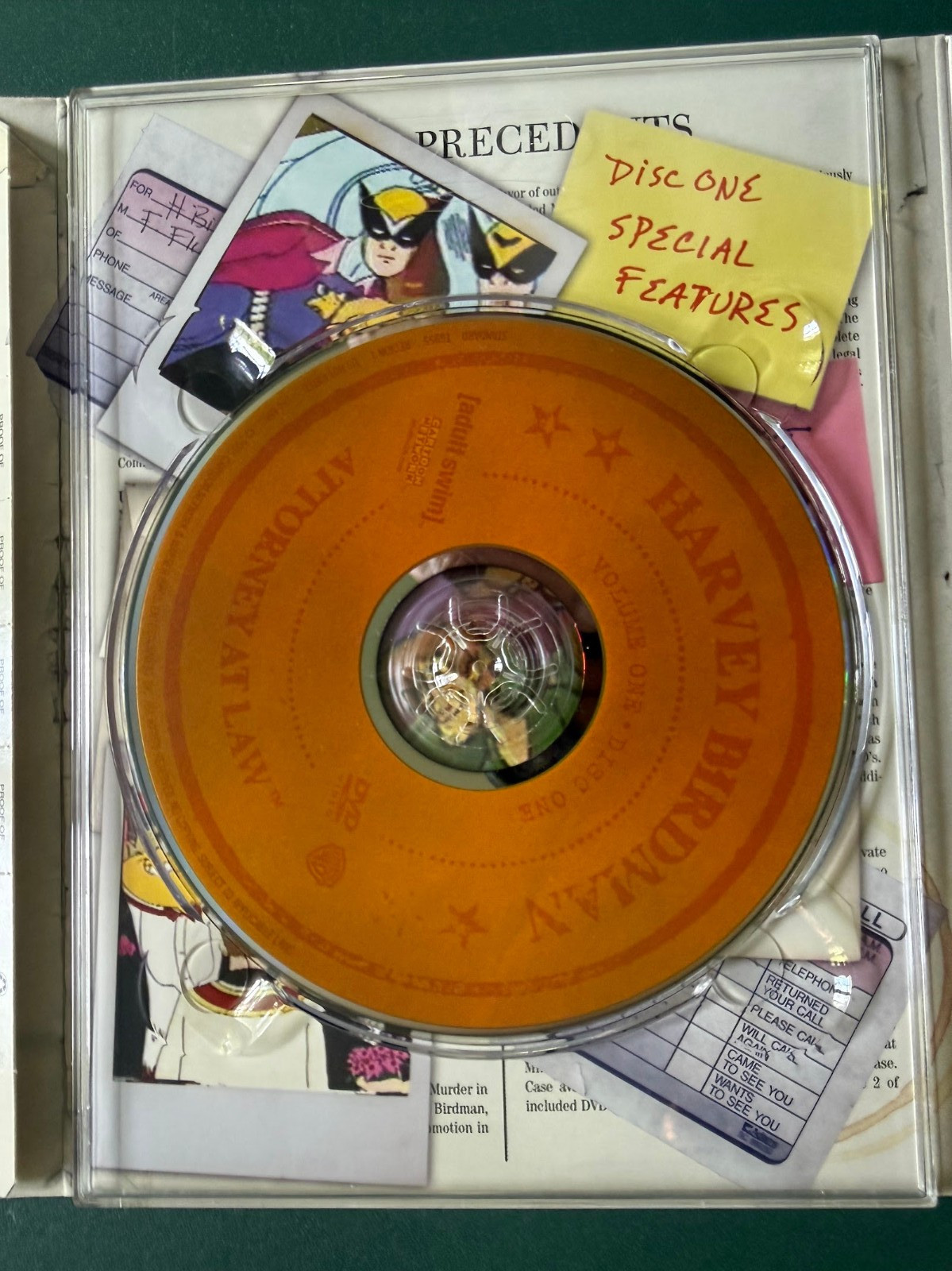 Harvey Birdman, Volumes 1 + 2 (4 DVDs + Slipcovers) Stephen Colbert, Ohio seller