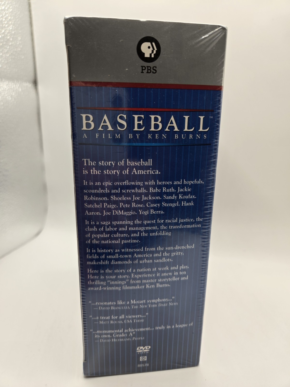 Baseball: A Film by Ken Burns (DVD, 2004, 10-Disc Set) PBS Home Video New Sealed