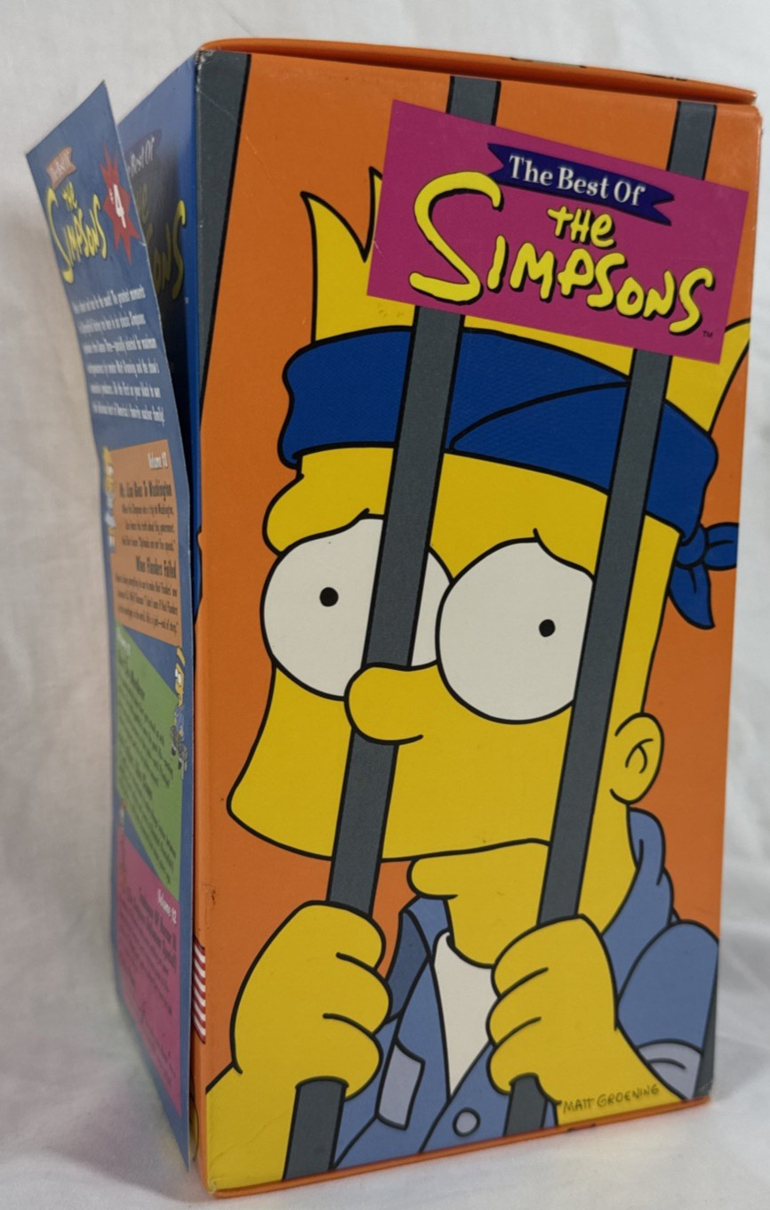 The Best of the Simpsons – Boxed Set 4 (VHS, 1999, 3-Tape Set)