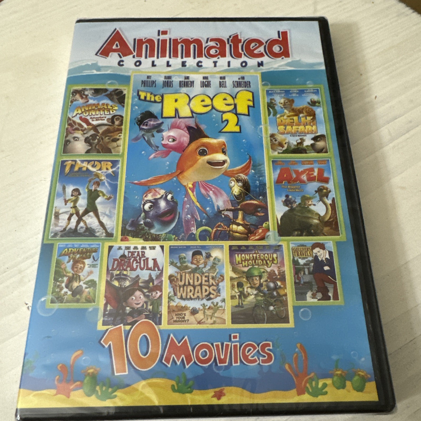 10 Movie Animated Collection DVD 2018 2 Disc Set Echo Bridge New Sealed