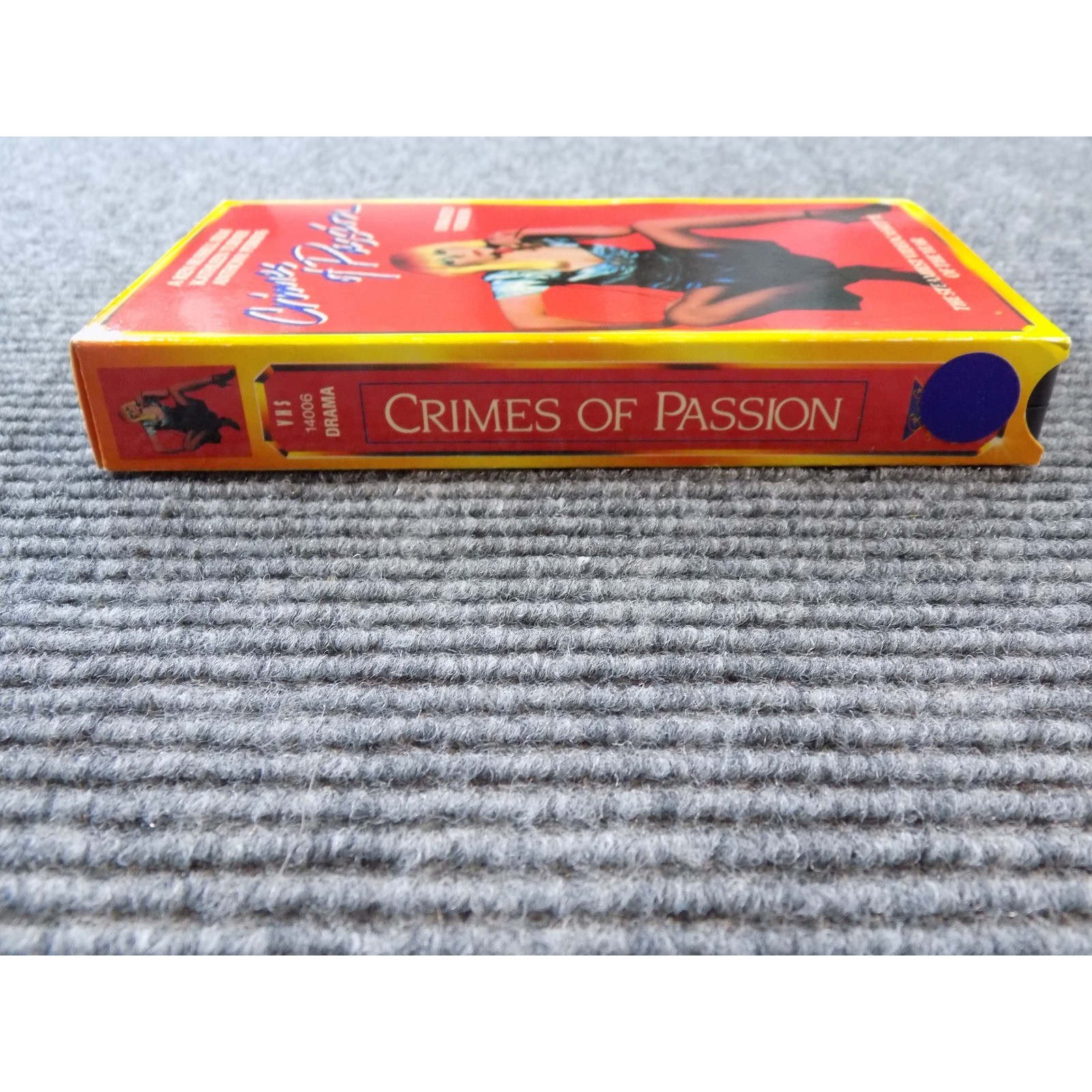 Crimes of Passion VHS Kathleen Turner Anthony Perkins Unrated Version Ken Russel