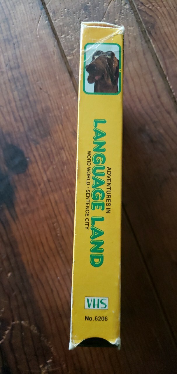 Rare Childrens VHS Adverntures In Language Word World Sentence City