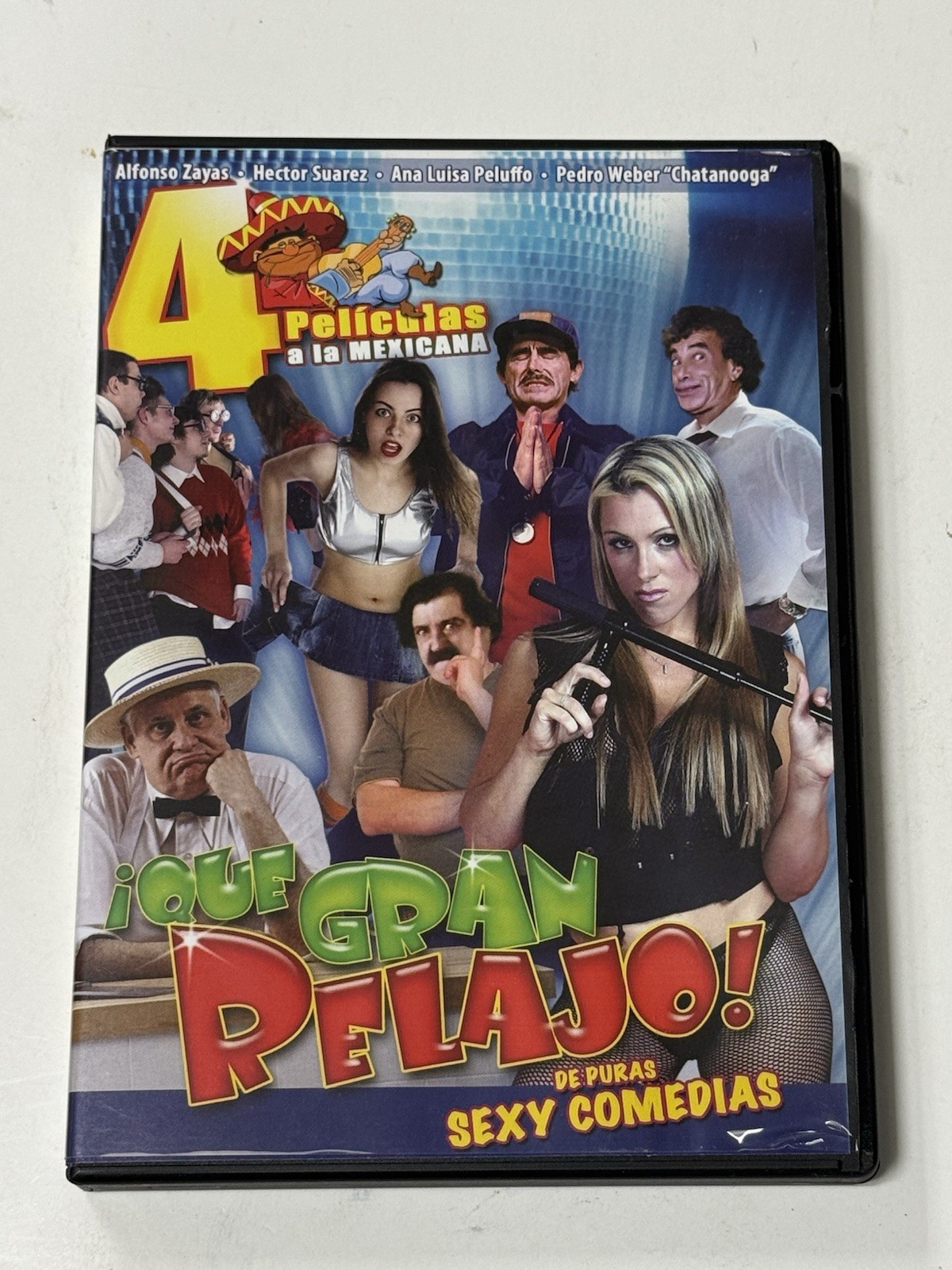 Que Gran Relajo 4 Peliculas A La Mexicana DVD Spanish Comedy Movie Collection