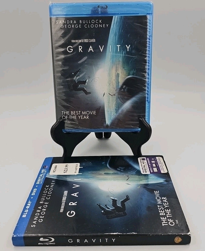 Gravity (Blu-ray, 2013) Brand New Sealed In Plastic Wrapping Bullock/Clooney
