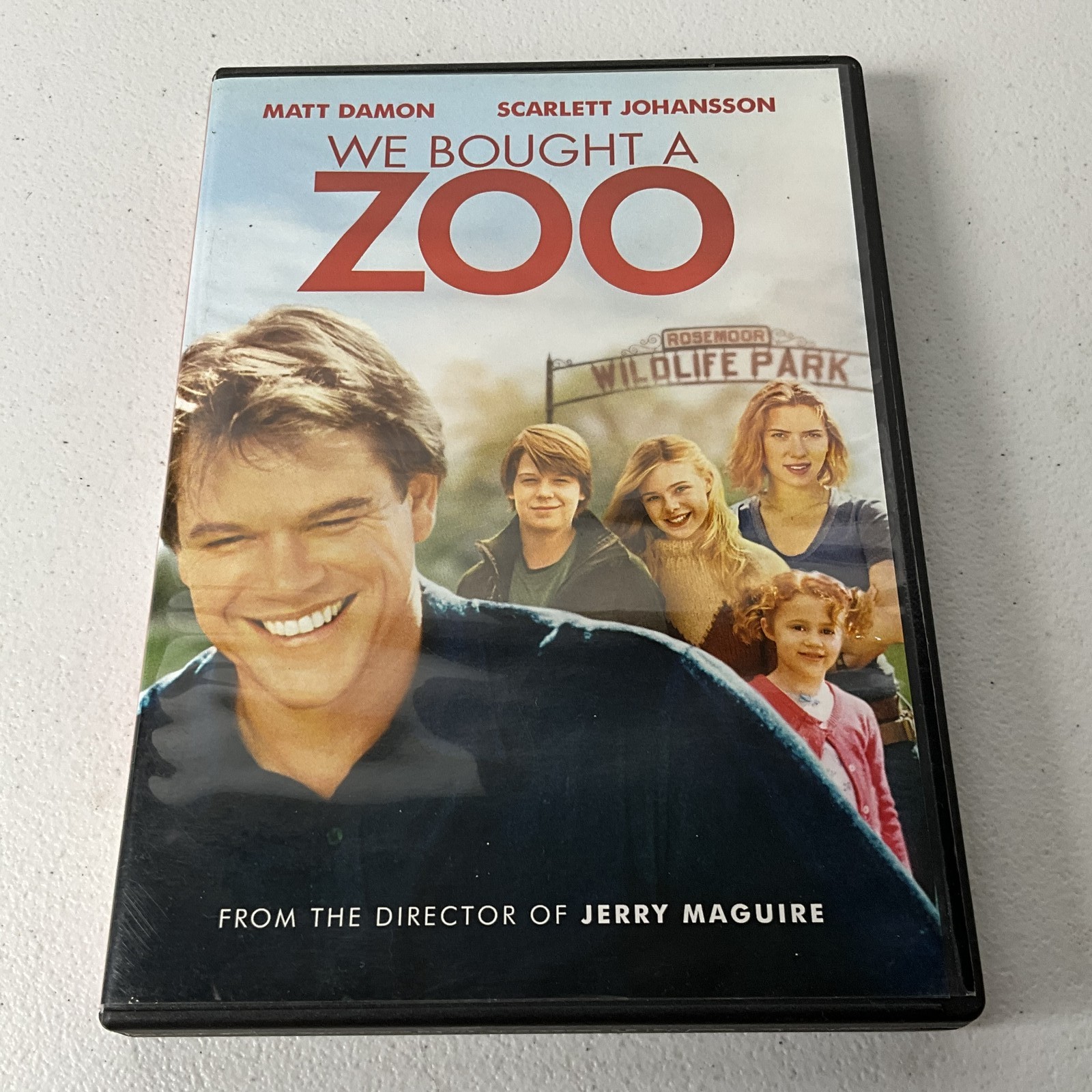 We Bought a Zoo DVD Matt Damon Scarlett Johansson PG Drama Family Film