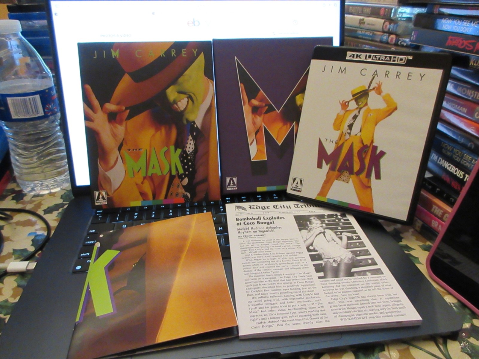 THE MASK 4K LIMITED EDITION ARROW VIDEO Jim Carrey LIKE NEW BOX SHIP!!!