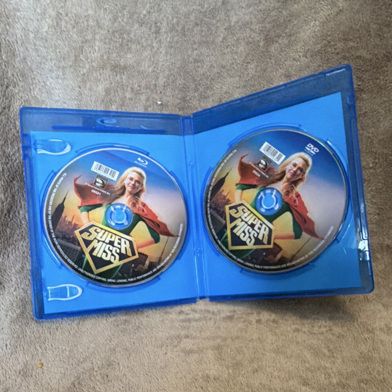Echo Bridge Super Miss Blu-ray DVD Combo Pack Widescreen Action Adventure