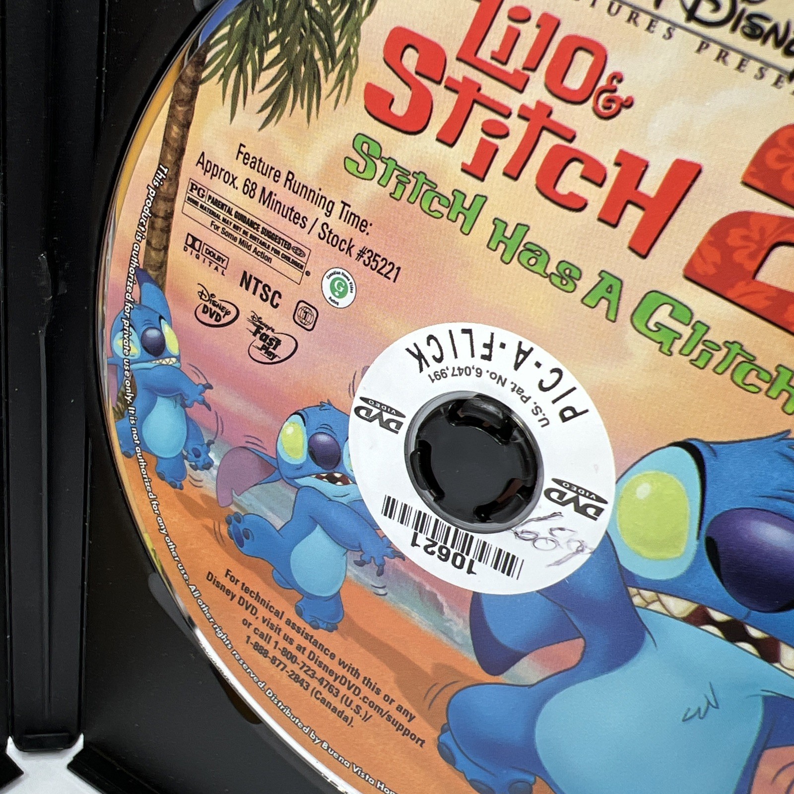 Disney Lilo & Stitch 3 DVD Lot Lilo & Stitch Stitch! The Movie Lilo & Stitch 2