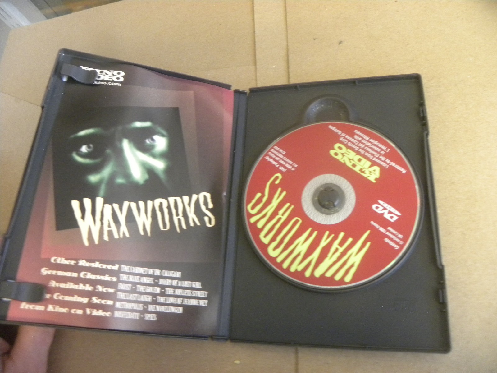Kino 2002 Emil Jannings Conrad Veidt WAXWORKS DVD 1924 Horror Classic NM qq