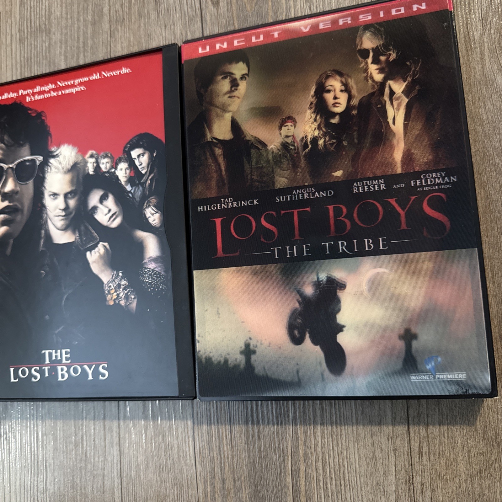 Lost Boys Original Movie & The Tribe (Uncut Version) Lenticular Slip Cover Lot