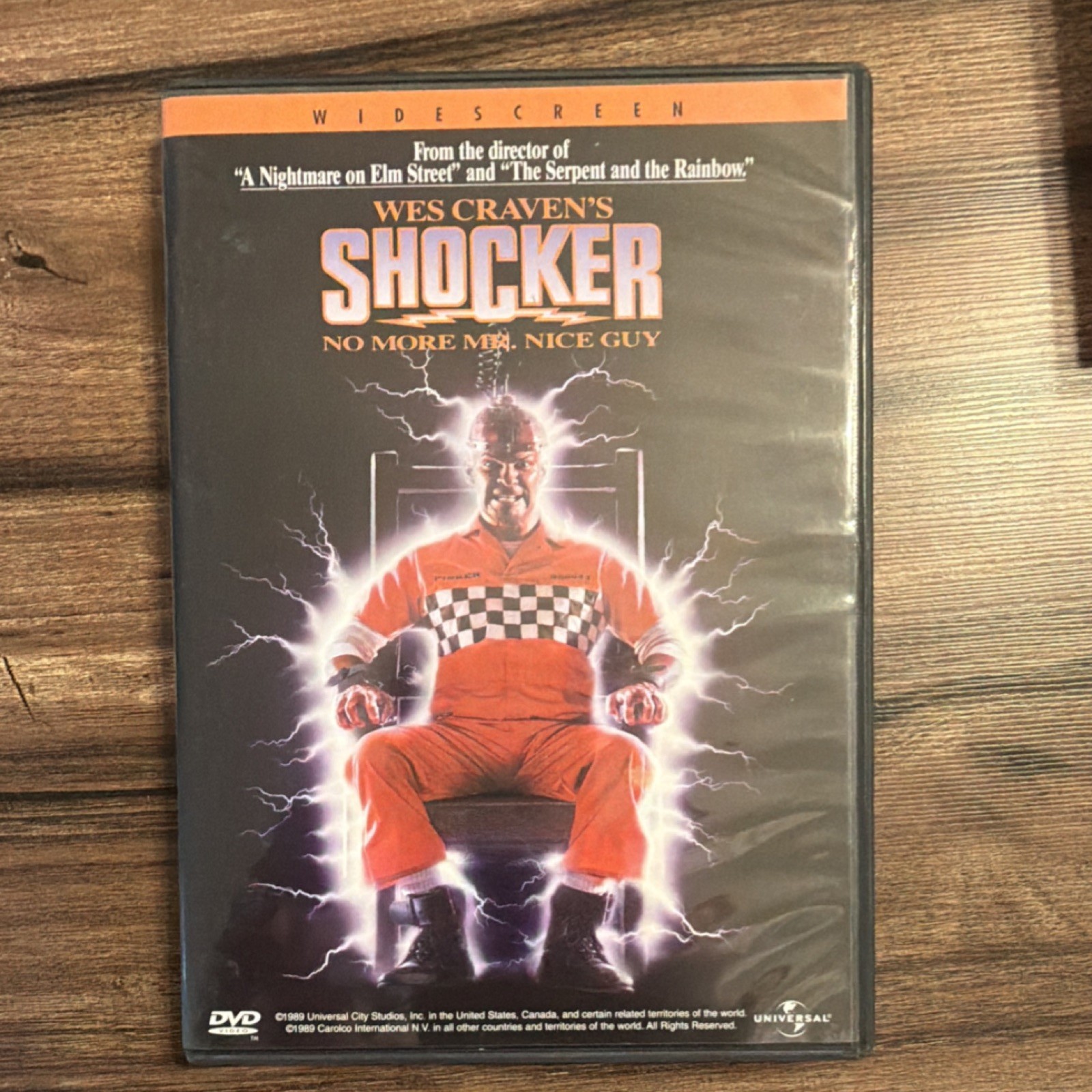 Wes Craven Shocker DVD Widescreen Horror Special Features Production Notes