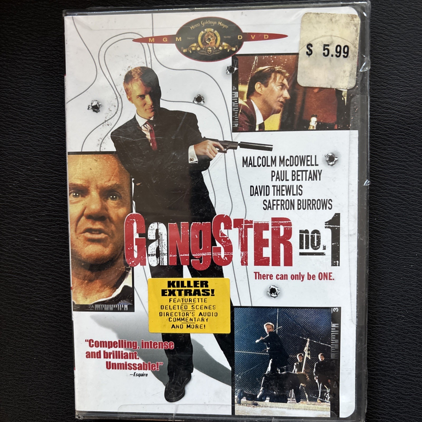 Gangster No. 1 (DVD, 2000) Malcolm McDowell, David Thewlis, Crime NEW, Sealed