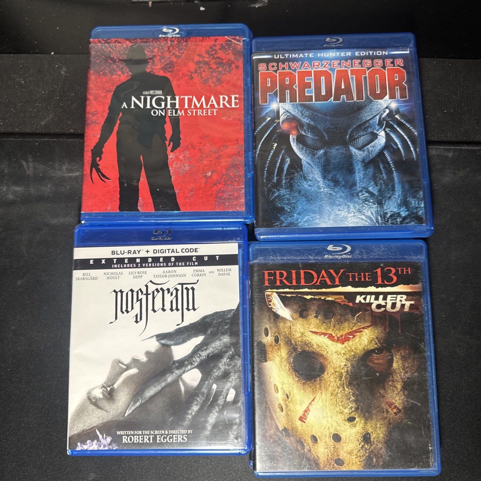 Horror Thriller Blu-ray Lot (10 Movies)- Elm Street, Jason, Lost Boys, Nosferatu