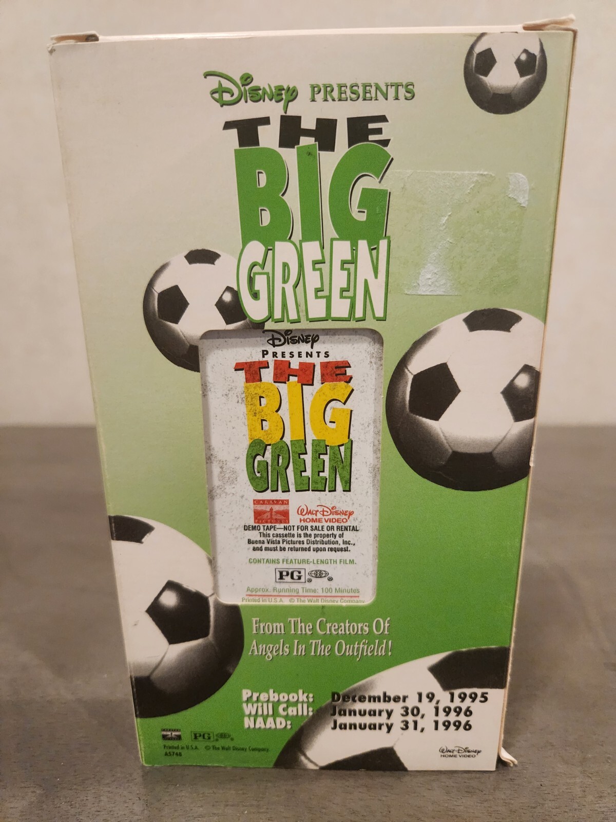 Disney Presents The Big Green Screener Full Length Promo VHS