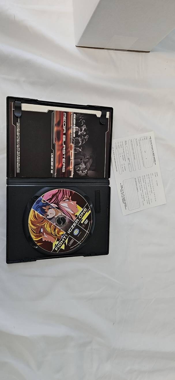 Fight Iczer-One DVD 2005 Anime Works CIB REGISTRATION CARD Rare Flix 80s OVA