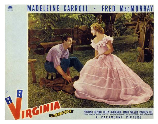 Virginia Lobby Card Fred MacMurray Madeleine Carroll 1941 Old Movie Photo