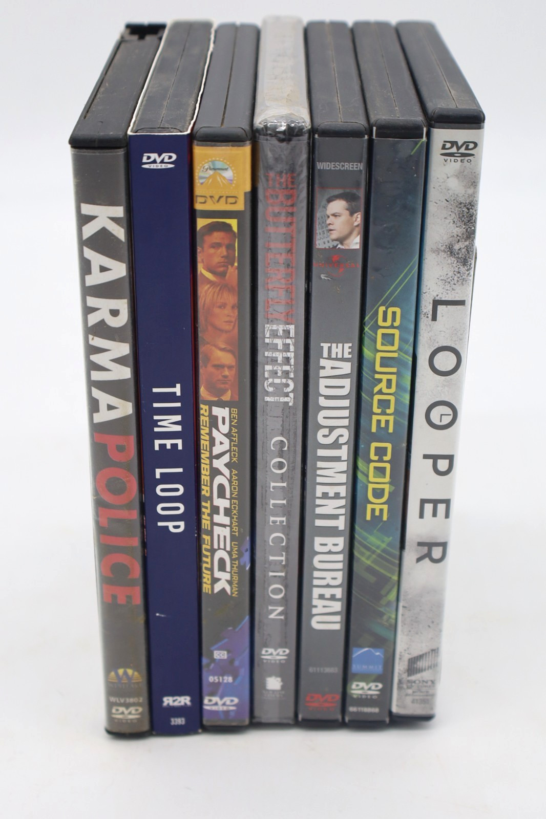 Sci-Fi Time Travel DVD Collection Looper Source Code Butterfly Effect 7 Movies
