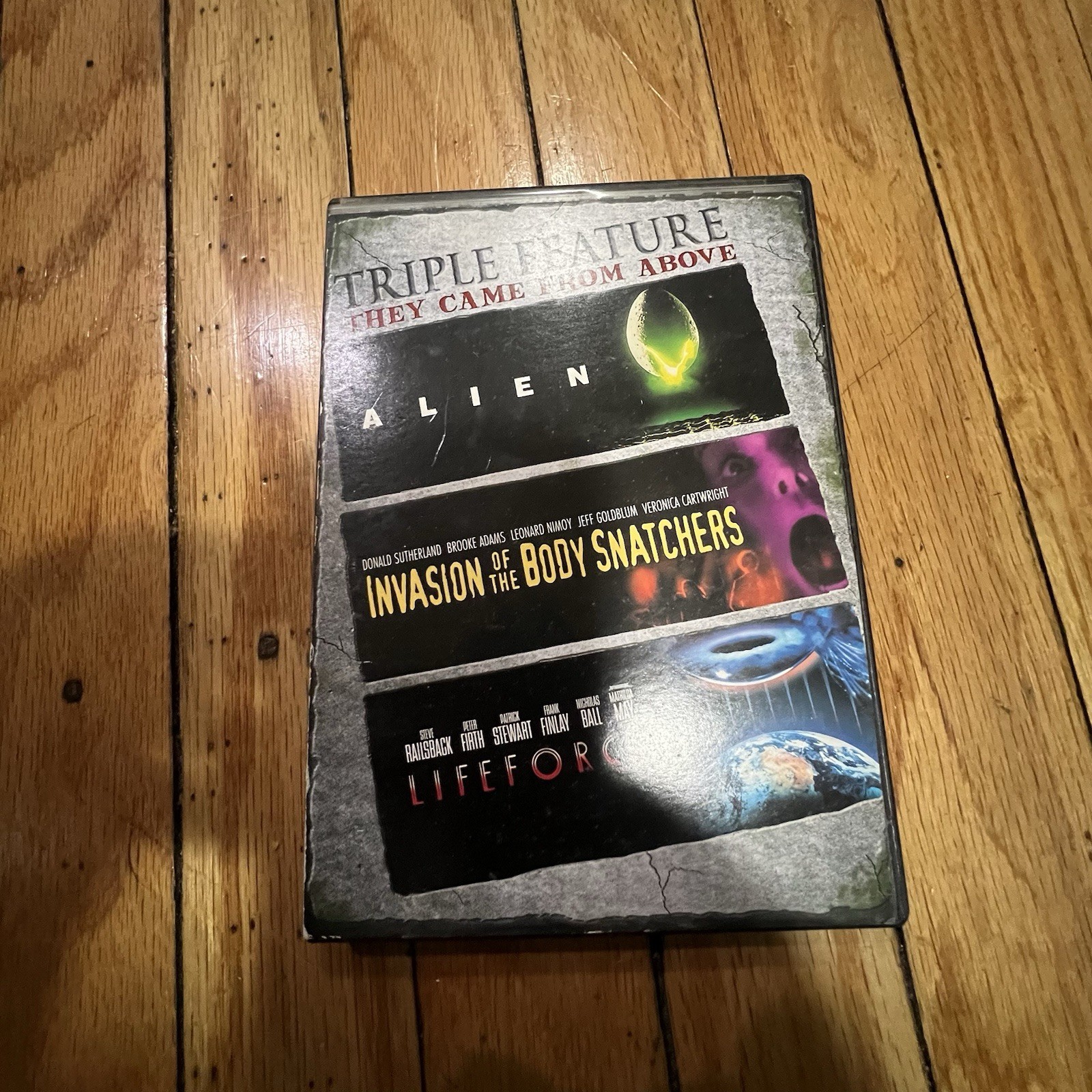 Triple Feature DVD – ALIEN, LIFEFORCE, & INVASION OF THE BODY SNATCHERS