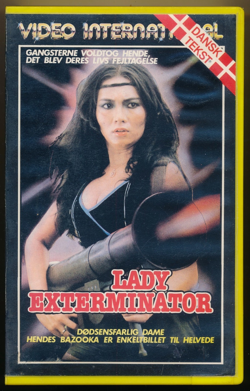 Lady Exterminator aka I Want to Get Even, Barang Terlarang Rare Danish PAL VHS