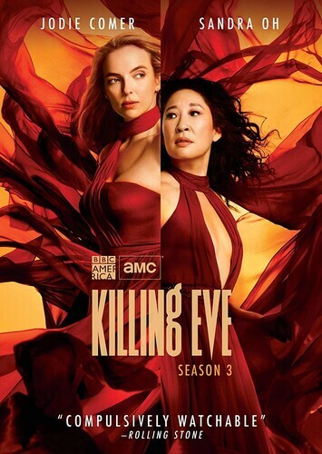 KILLING EVE~SEASON 3~2020 VG/C 2 DISC DVD~JODIE COMER SANDRA OH FIONA SHAW