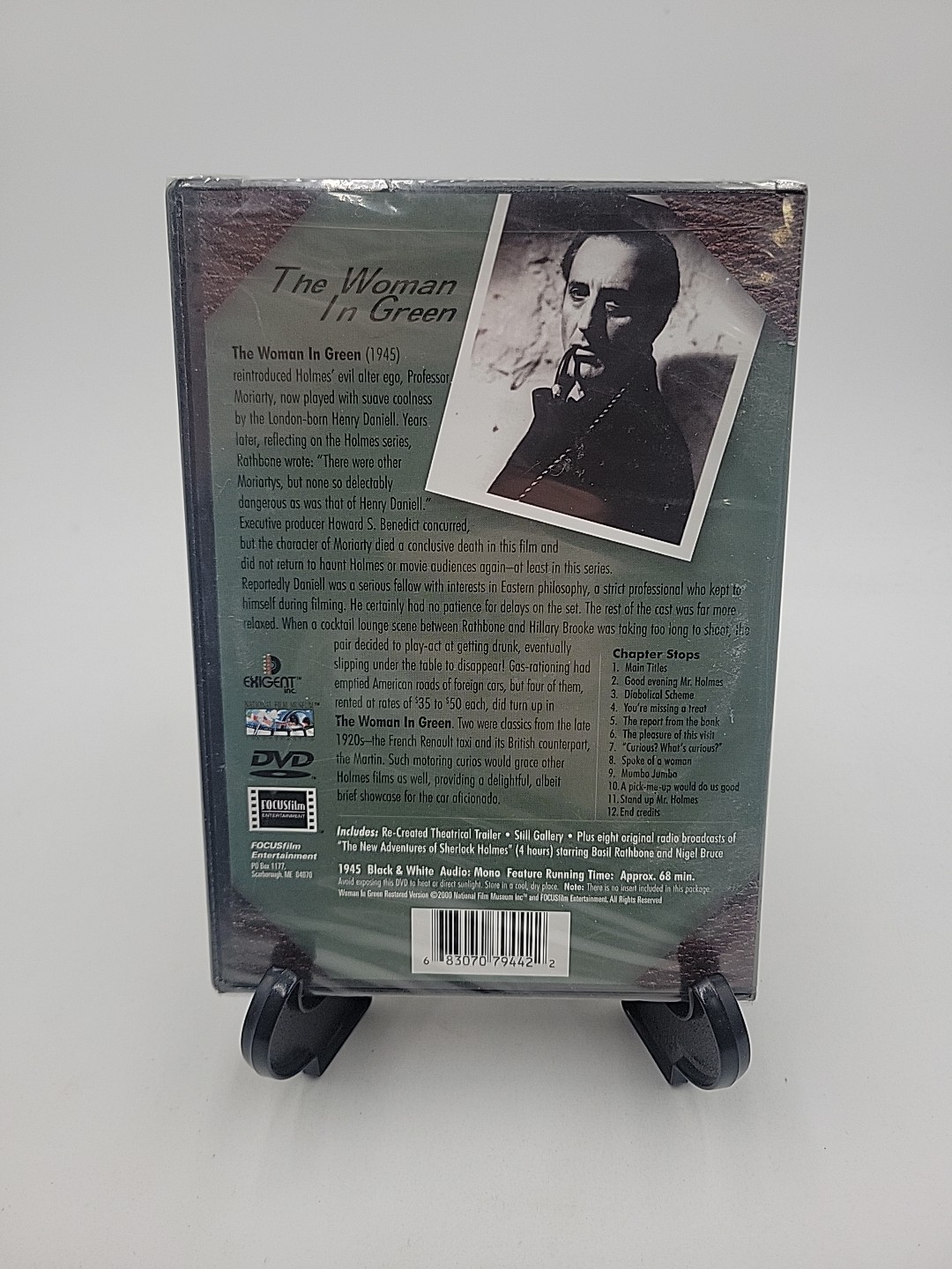 Sherlock Holmes and the Woman in Green (DVD, 1945) Basil Rathbone, Nigel Bruce