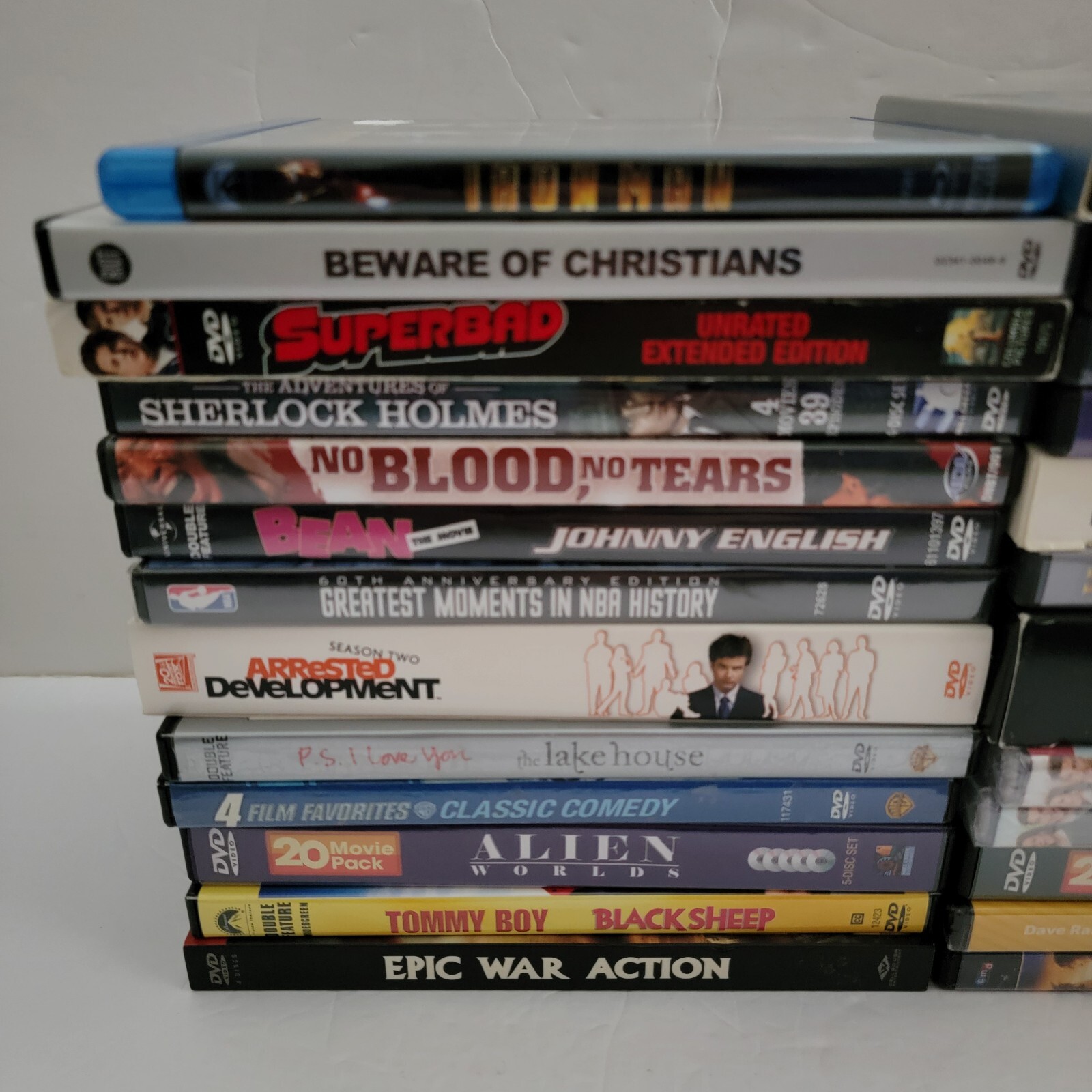 Lot Of 25 Movies DVD Bluray Mixed Genres Action, Drama TV Shows, Comedy