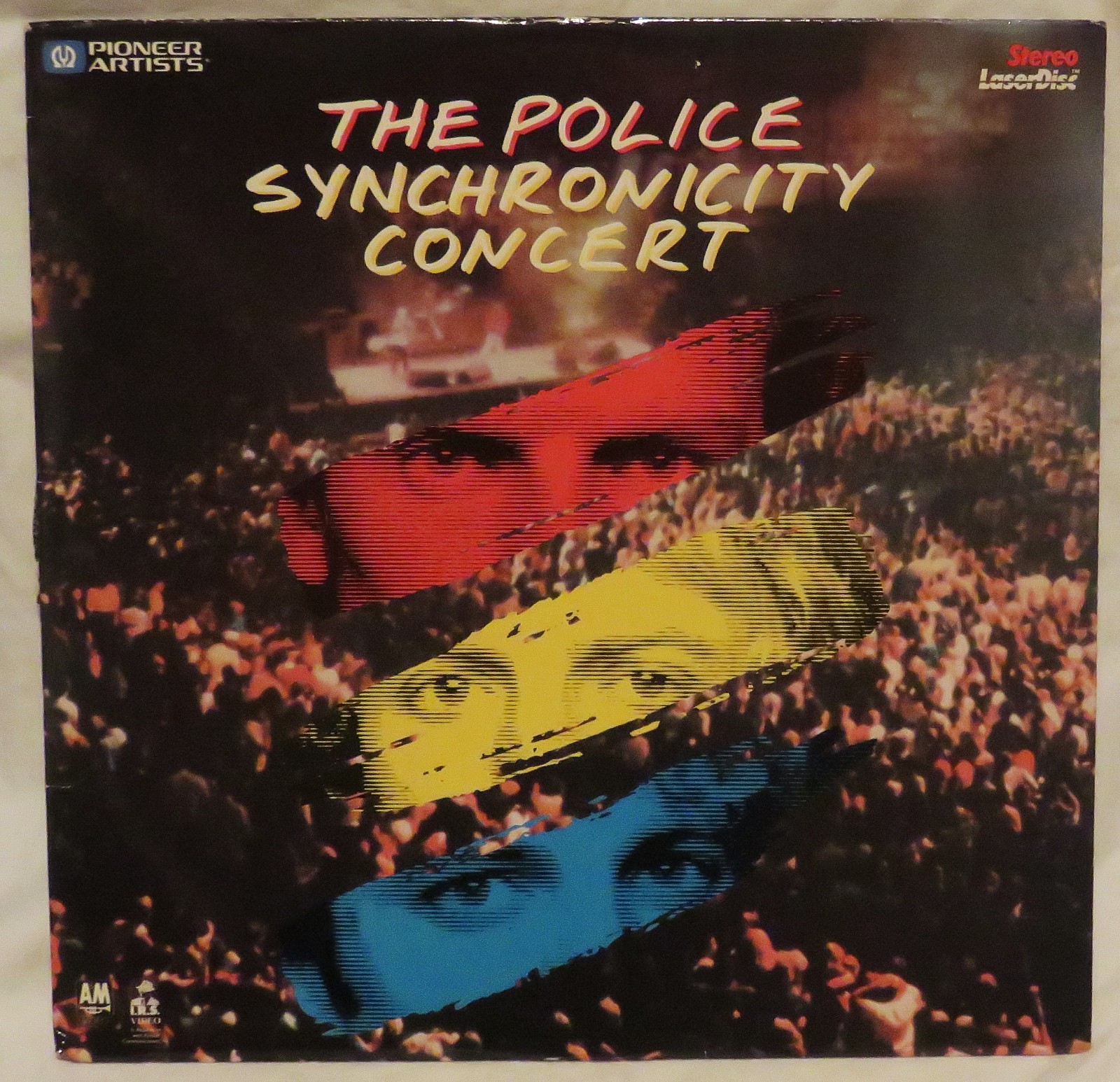 THE POLICE Synchronicity Concert Laserdisc Video Atlanta 15 TRACKS 75 MIN STING