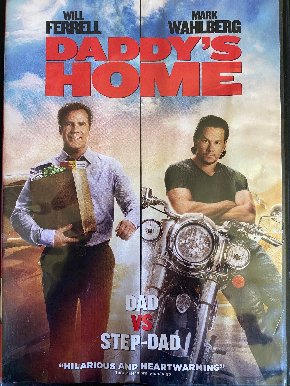 Daddy’s Home DVD (2015) Will Ferrell Mark Wahlberg Linda Cardellini PG-13