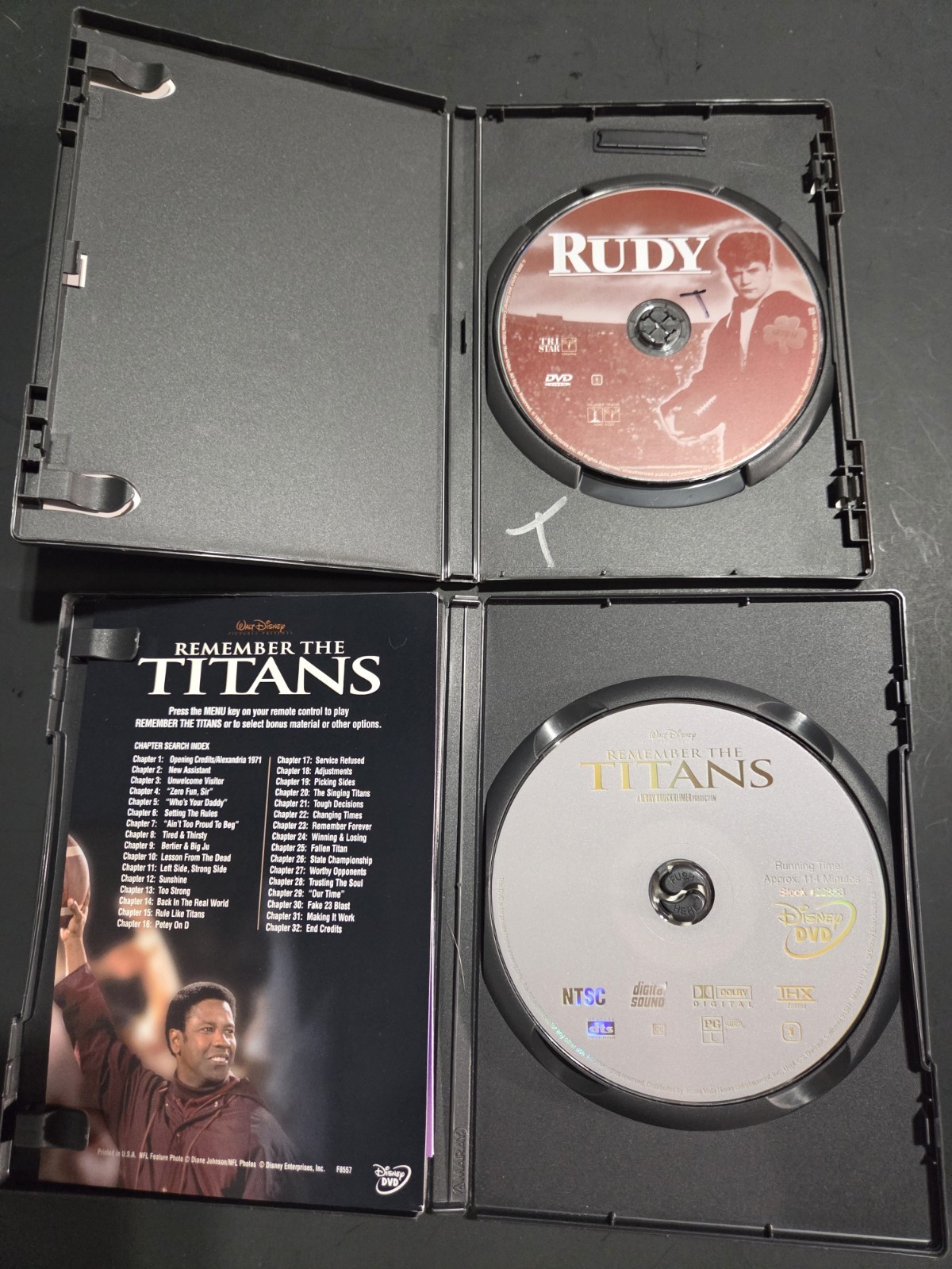 Lot of 5 Rudy / Remember the Titans / We Are Marshall/Radio/Invincible