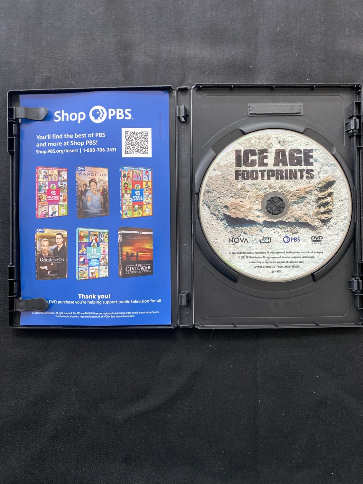 NOVA: Ice Age Footprints DVD 2022 PBS WGBH Natural World New Mexico