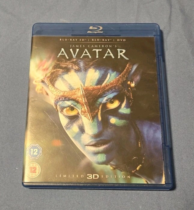 Rare Avatar 3D Limited Edition Region Free Blu-ray 2D 3D DVD, 2009 HTF OOP