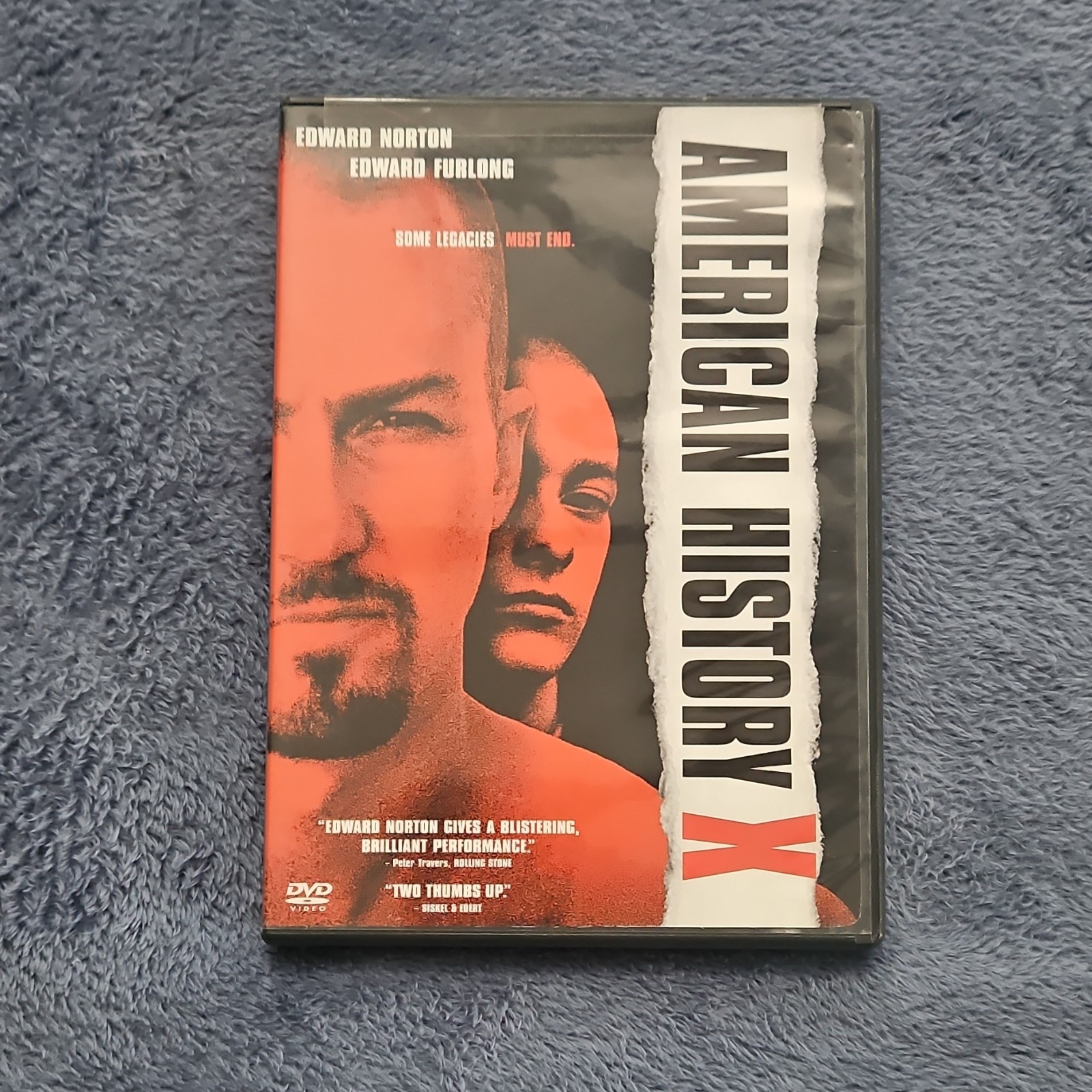 New Line Cinema American History X DVD Edward Norton Widescreen Deleted Scenes