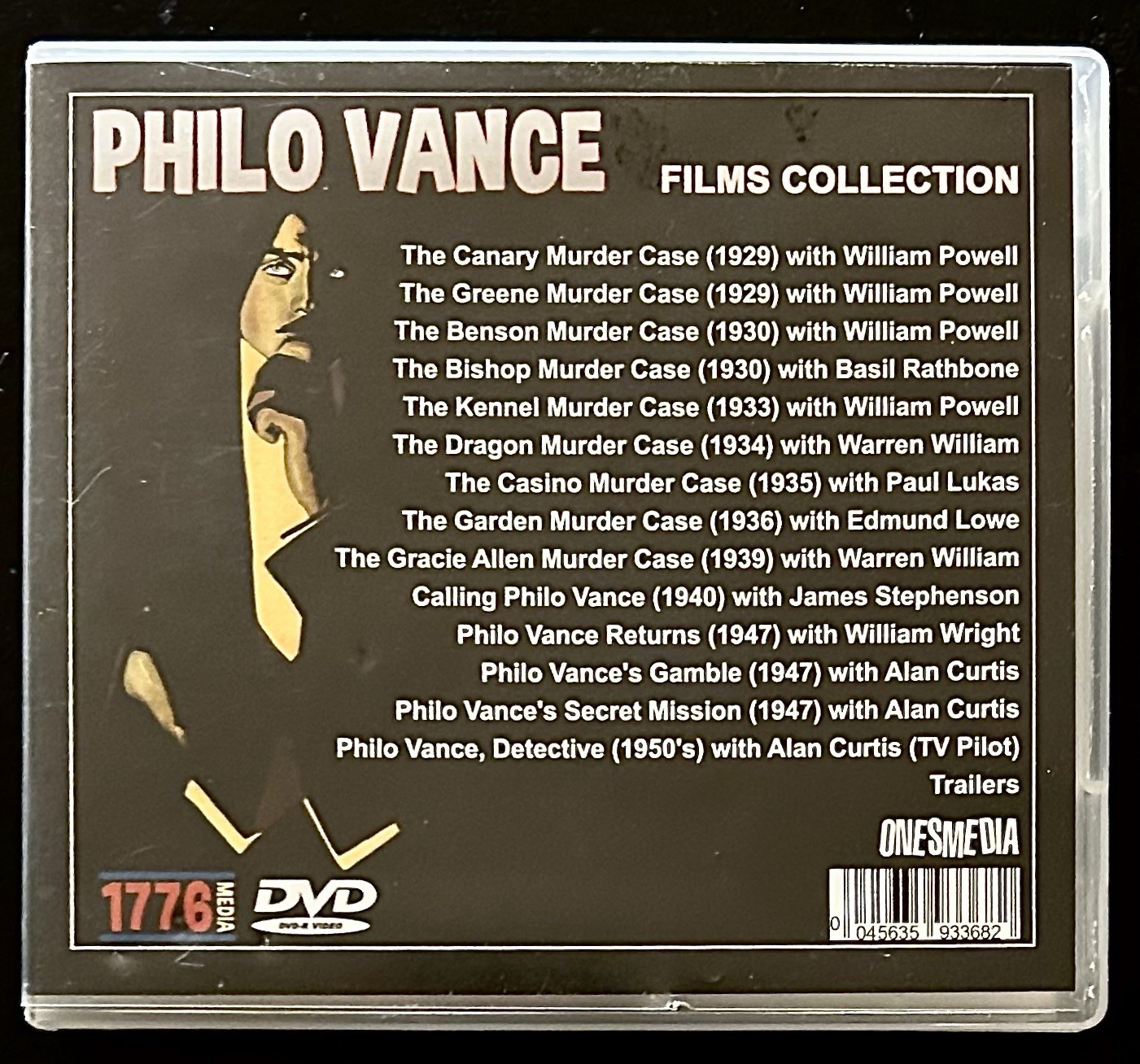 Philo Vance Film Collection DVD Box Set 13 Movies 1776 Media Rarities Vintage
