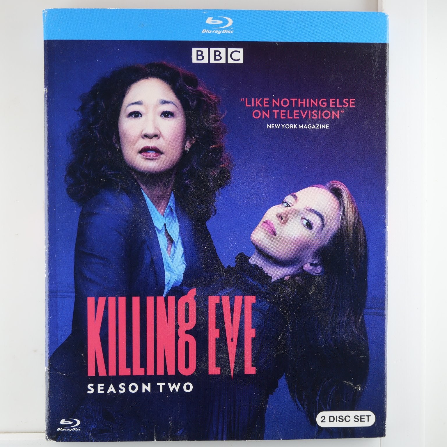 Killing Eve Blu-ray 2019 Season Two Sandra Oh Jodie Comer 2 Disc Set