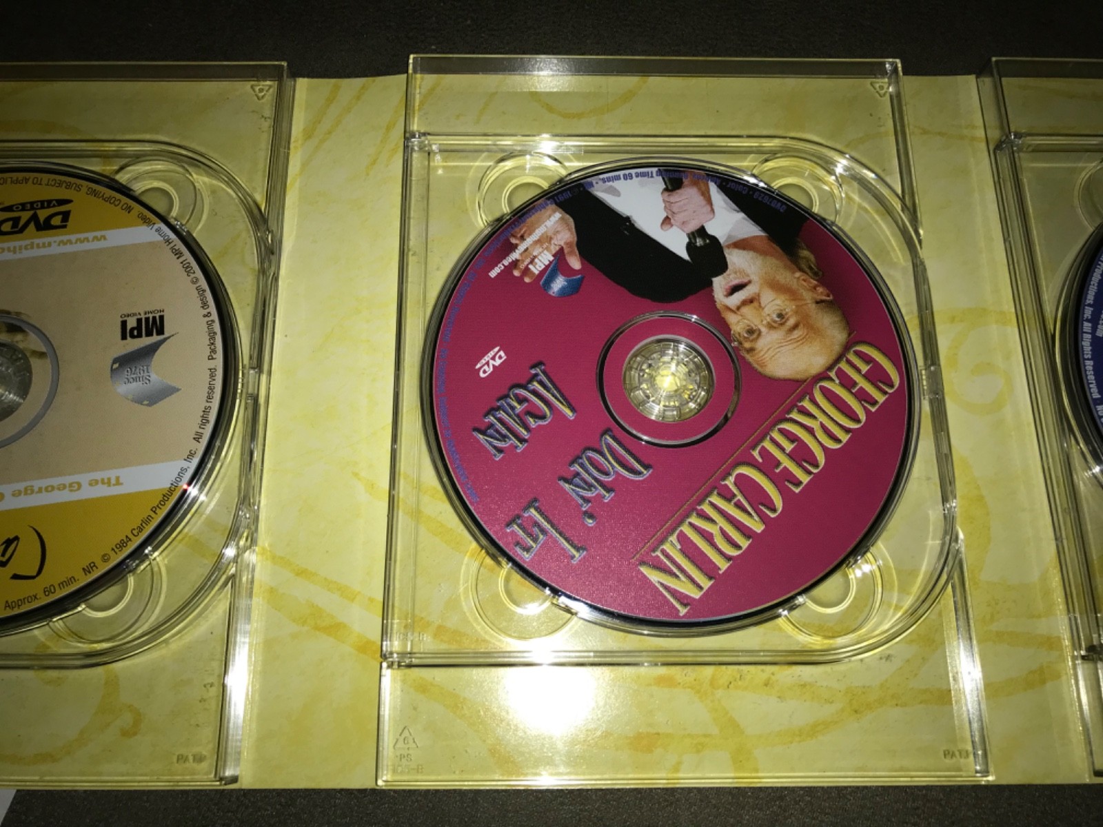 GEORGE CARLIN ALL MY STUFF DVD STAND UP COMEDY BOX SET (NO OUTER BOX)