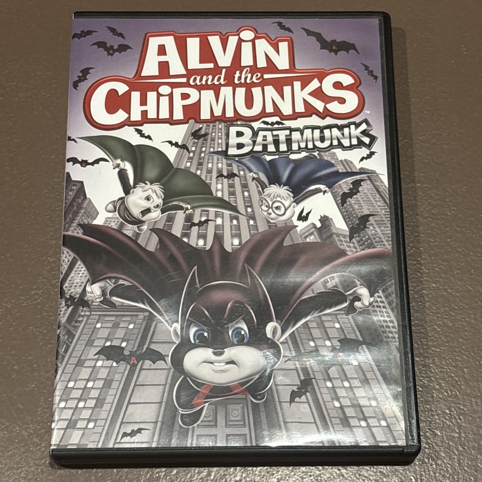 Alvin and the Chipmunks Batmunk DVD By Janice Karman June Foray Rare OOP