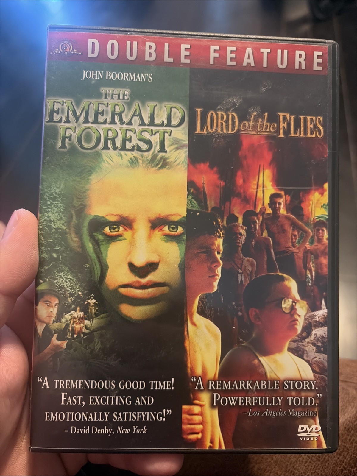 The Emerald Forest/The Lord of the Flies (DVD, 2006, 2 Disc) Rare OOP HTF