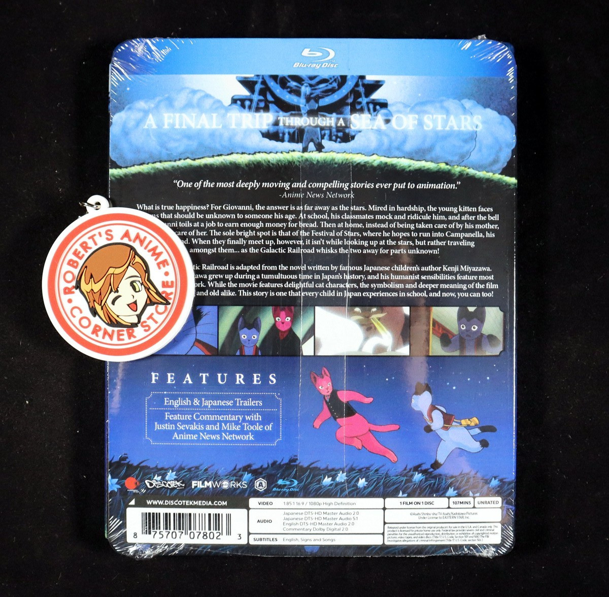 Night on the Galactic Railroad BLURAY w/ Slipcover