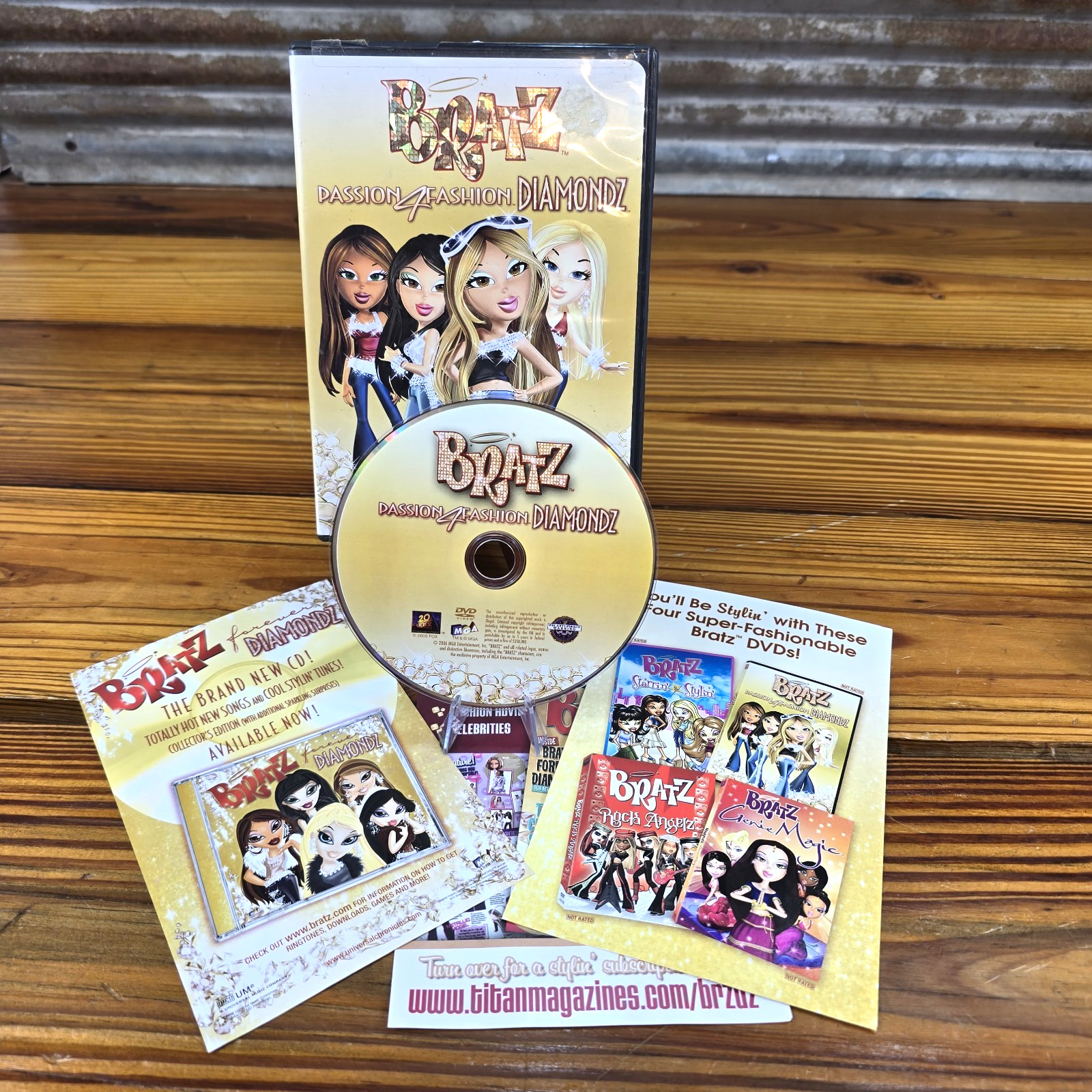 Bratz – Passion 4 Fashion Diamondz (DVD, 2006) SUPER MINTY!!