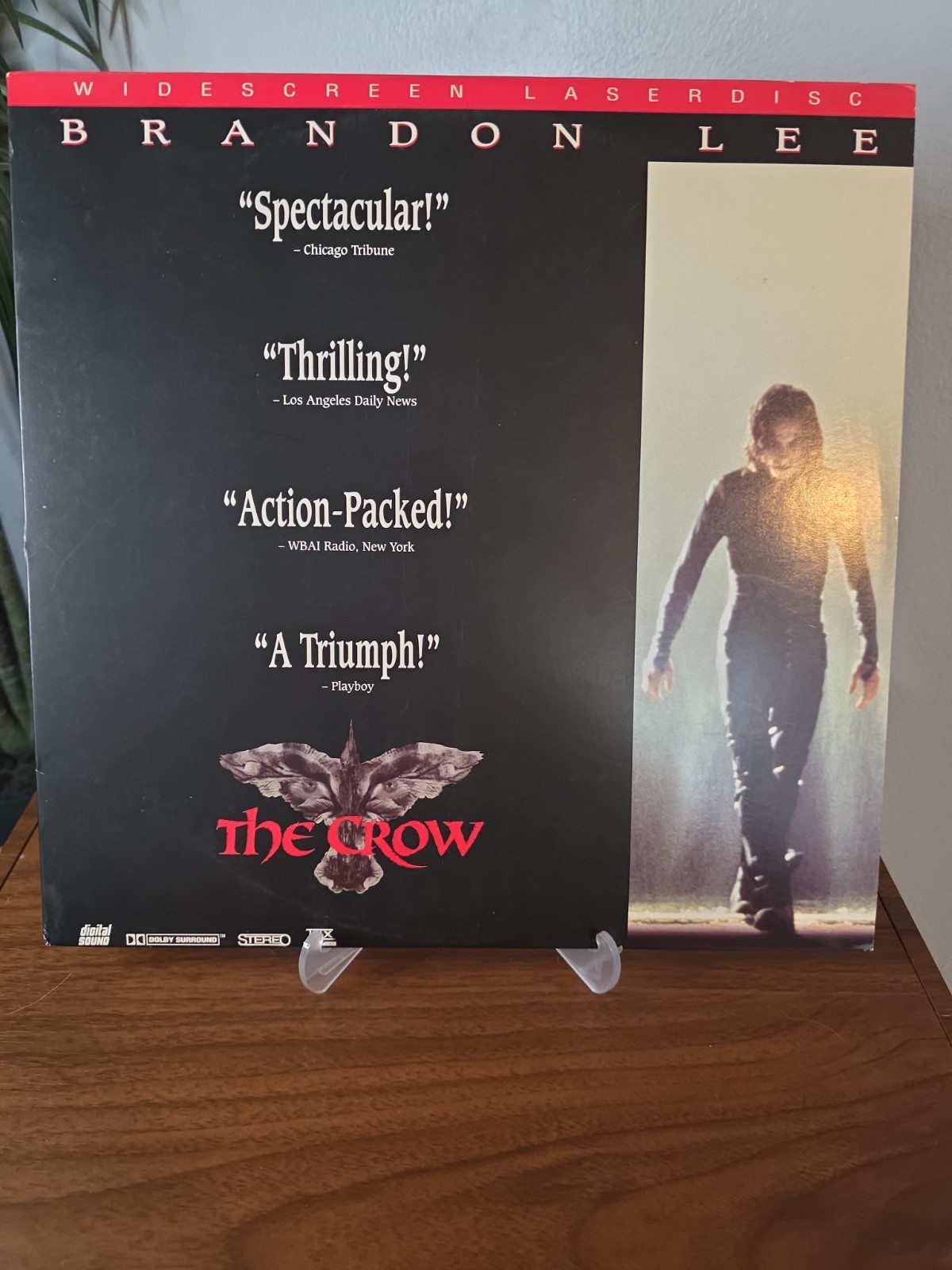 The Crow – Laserdisc 1994 – Brandon Lee Widescreen Edition Great Condition Used!