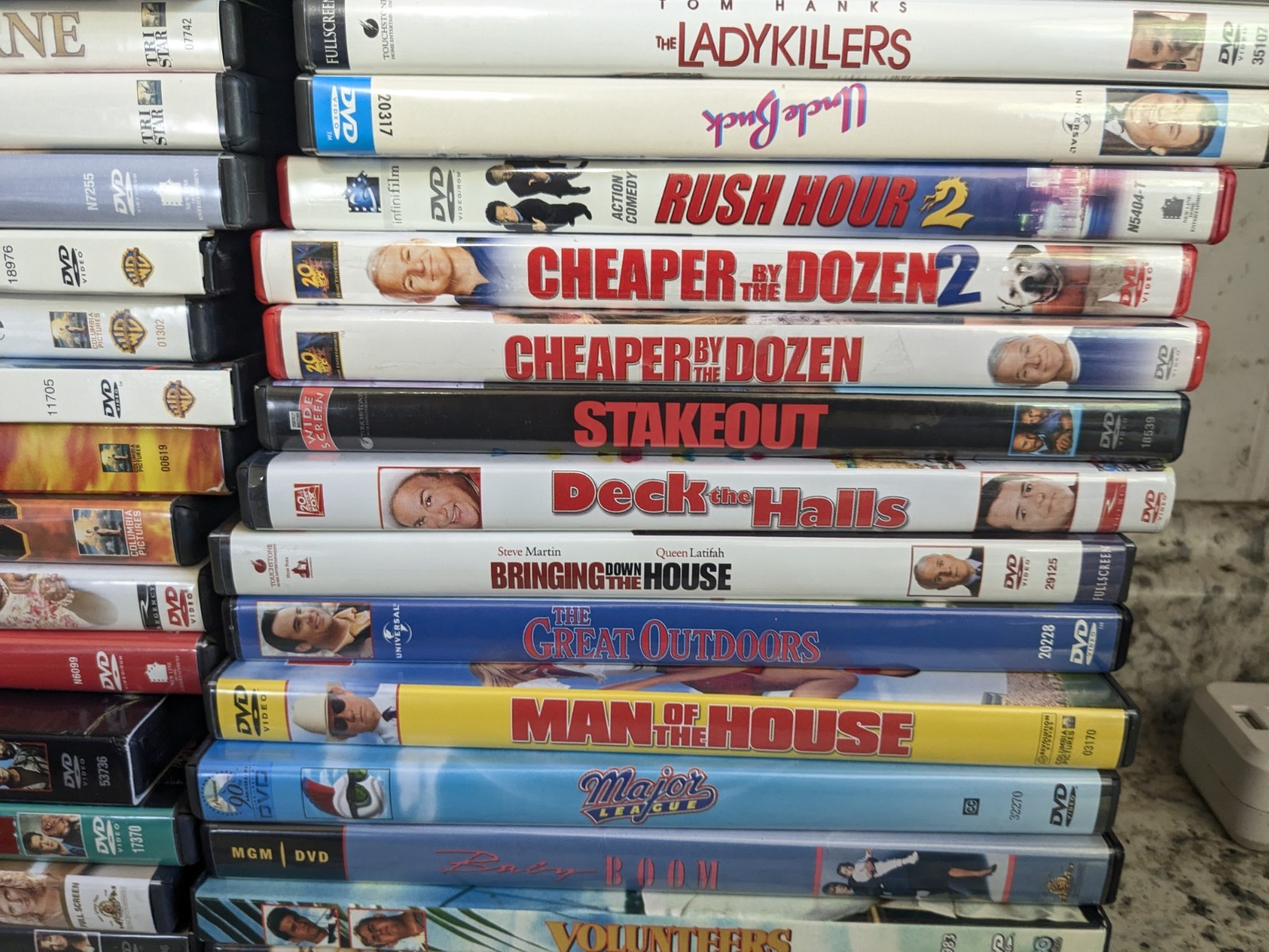 Lot of 46 Comedy DVD Movies: All Original Cases In Very Good/Excellent Condition