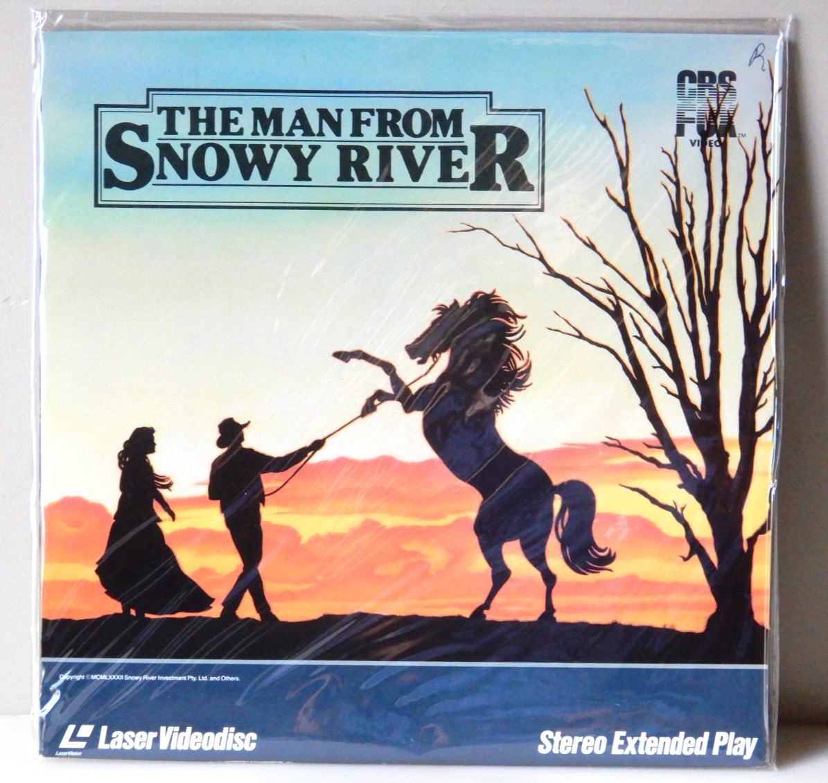 The Man from Snowy River Laserdisc 1982 Movie 104 min, Kirk Douglas (Australia)