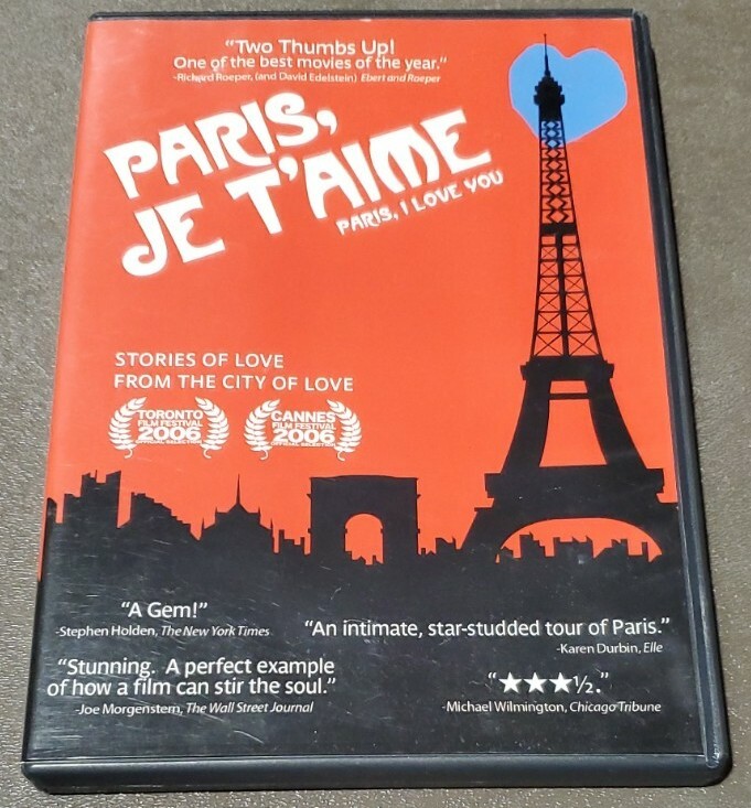 Paris, Je T’aime (DVD, 2007, Widescreen) NATALIE PORTMAN PARIS JE TAIME