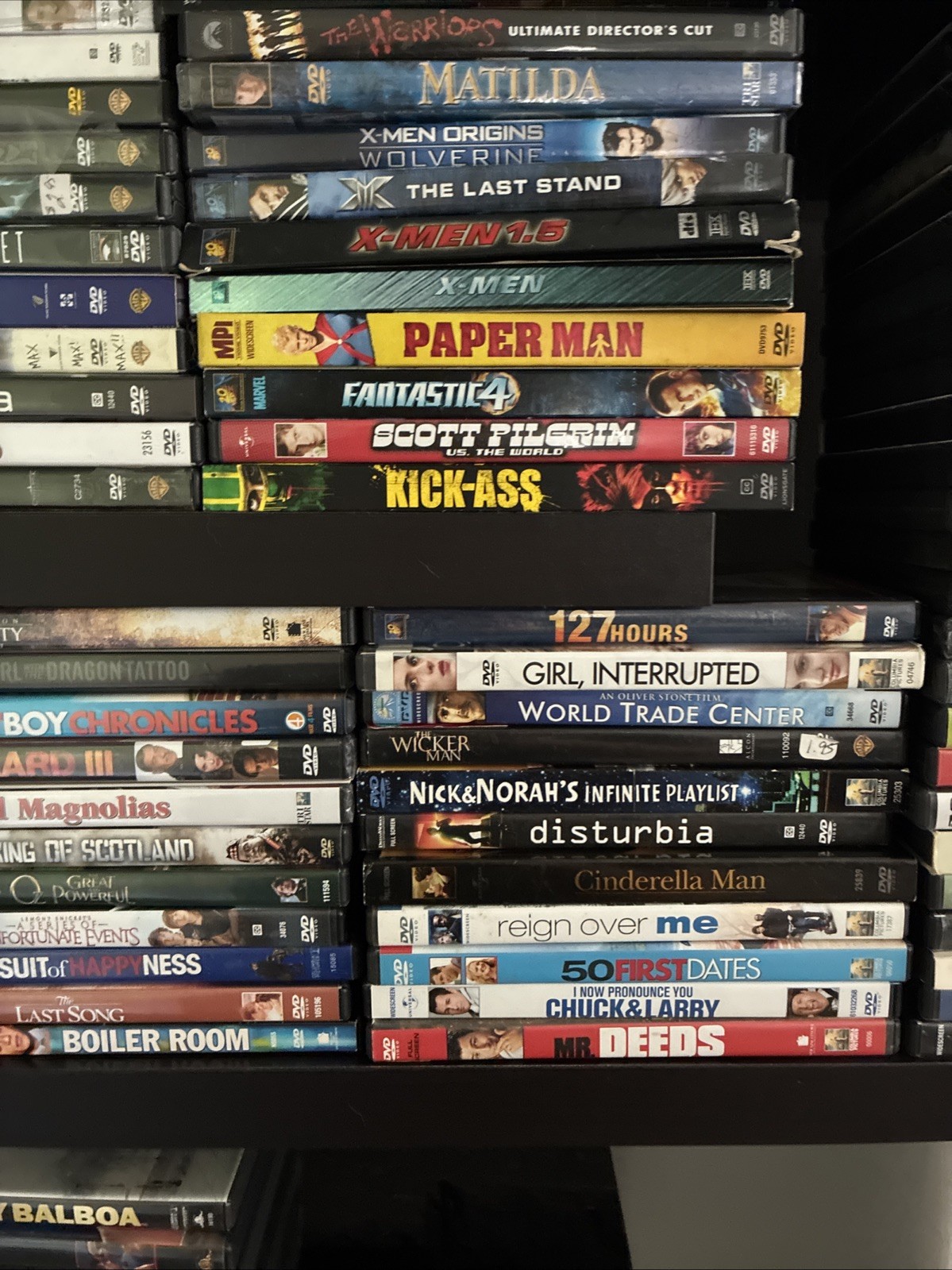 Lot Of 150 DVDs- Used. Titles across all Genres. Please See Pictures For Titles.