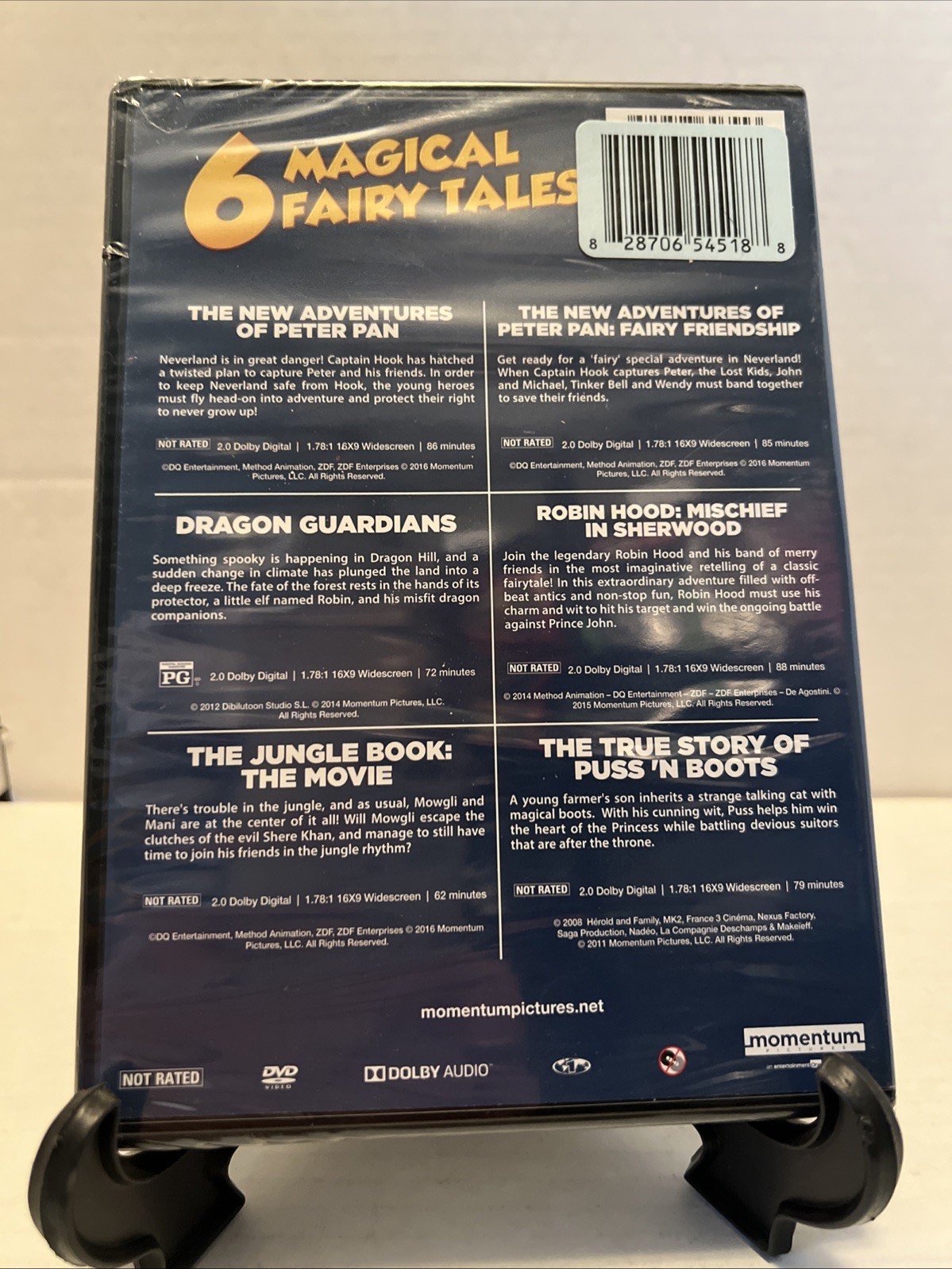 New! 6 Magical Fairy Tales (DVD, Widescreen) Momentum Pictures