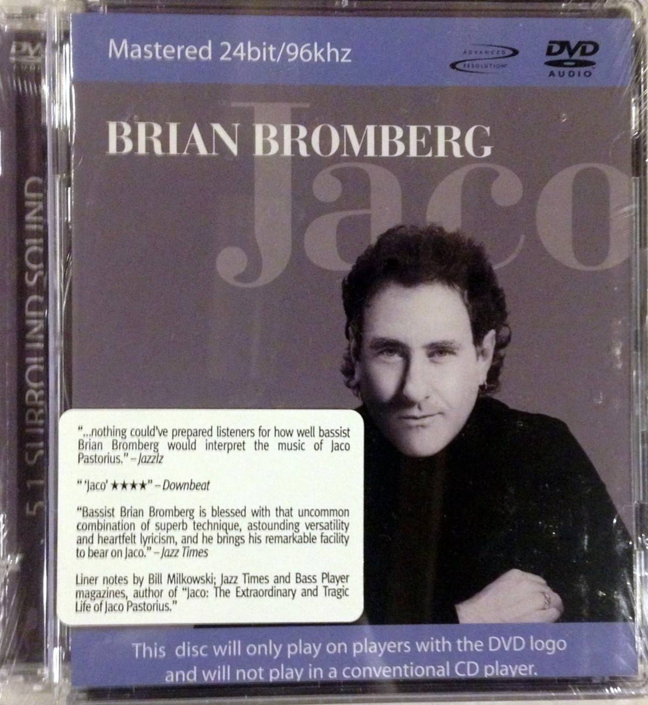 Brian Bromberg: Jaco (DVD-Audio CD) – Brand New