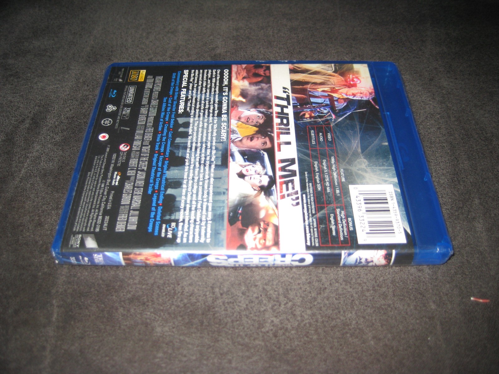 NIGHT OF THE CREEPS (BLU-RAY 1986) BRAND NEW – DIRECTOR’S CUT – NR – WS – HORROR